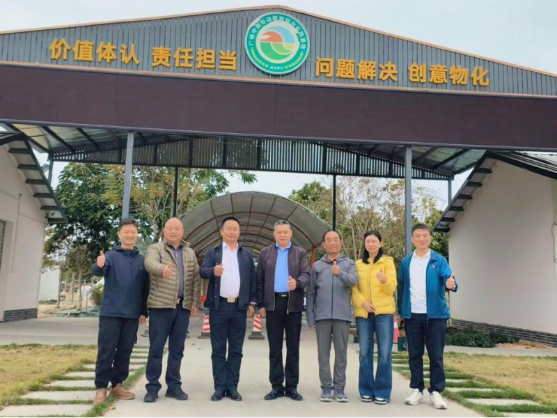 刘航军一行到访广东明志考察调研 共谋退役军人就业创业与研学旅