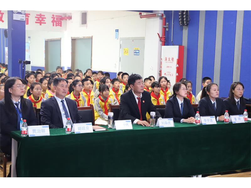 【法治进校园】陕西宝塔区人民法院执行局走进宝塔区新新小学开展