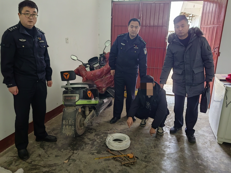 刑警大队联合老道寺派出所快速破获一起盗窃案件