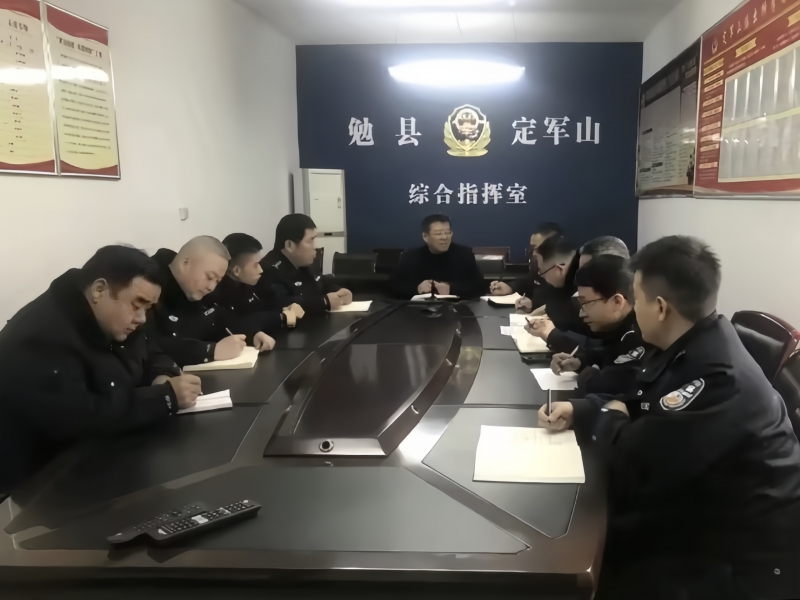 勉县公安局定军山派出所“四抓四强”推进实战练兵提档升级