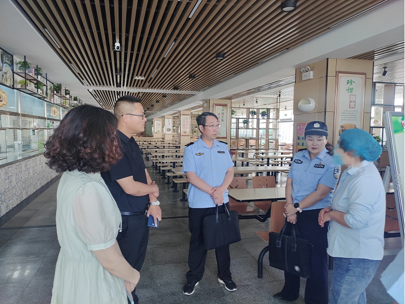 勉县环食药侦大队开展高考考点及周边食品安全联合检查